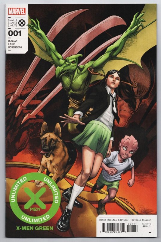 X-Men Unlimited X-Men Green #1 Main Cvr Lasio (Marvel, 2022) NM