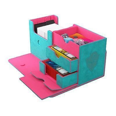 Gamegenic Deck Box - The Academic 133+ XL - Tolarian Edition - Teal/Pink