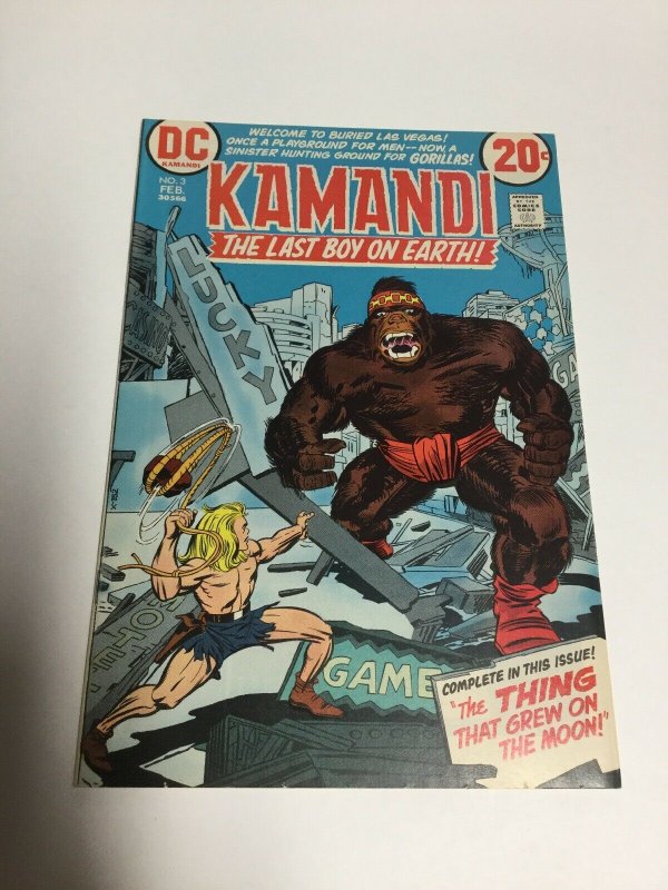 Kamandi Last Boy On Earth 3 Vf Very Fine 8.0 Printer Defect DC Comics