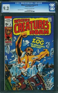Where Creatures Roam #6 (1971) CGC 9.2 NM-