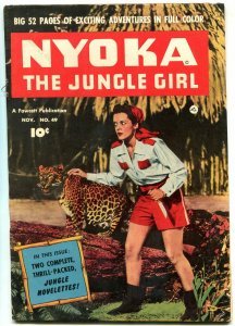 Nyoka The Jungle Girl  #49 1950- Fawcett Golden Age-Kay Aldridge cover FN- 