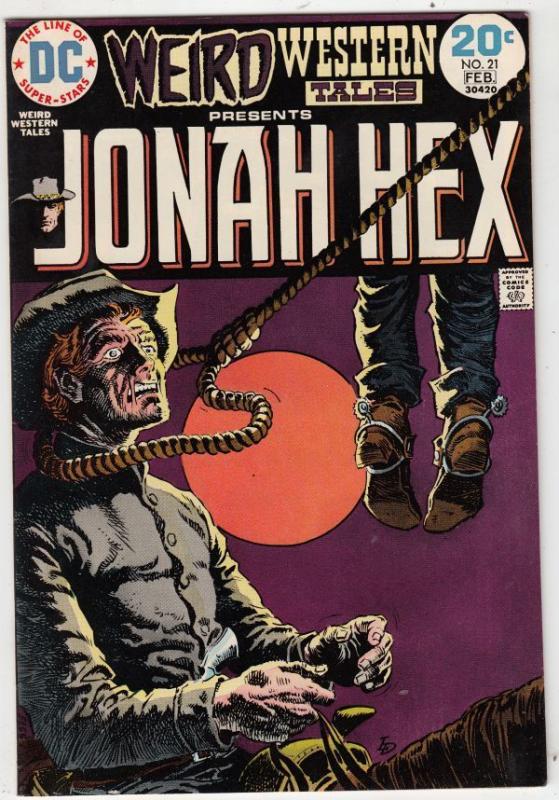 Weird Western Tales 21 Jonah Hex strict NM 9.4 High-Grade C'ville Certificate