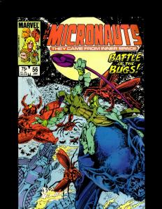 10 The Micronauts Marvel Comic Books #34 35 37 49, #38 54 55 56 57 58 JF25