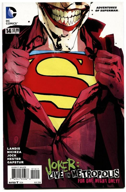 ADVENTURES OF SUPERMAN #14-2014-JOKER COVER