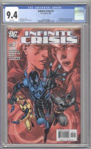 Infinite Crisis #5 (2006) CGC 9.4 NM 1ST NEW BLUE BEETLE