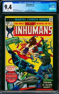 Inhumans #1 (1975) CGC 9.4 NM