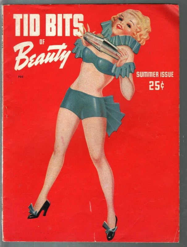 Tid Bits Of Beauty #1  Summer 1943-Enoch Bolles pin-up girl-1st issue-VG