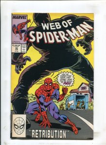 Web of Spider-Man #39 - Direct Edition/Retribution! (7.0) 1988