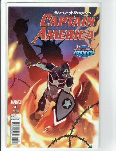 Captain America #1 NM-(Marvel 2016) Age of Apocalypse var 1st PRINT! SOLD OUT!