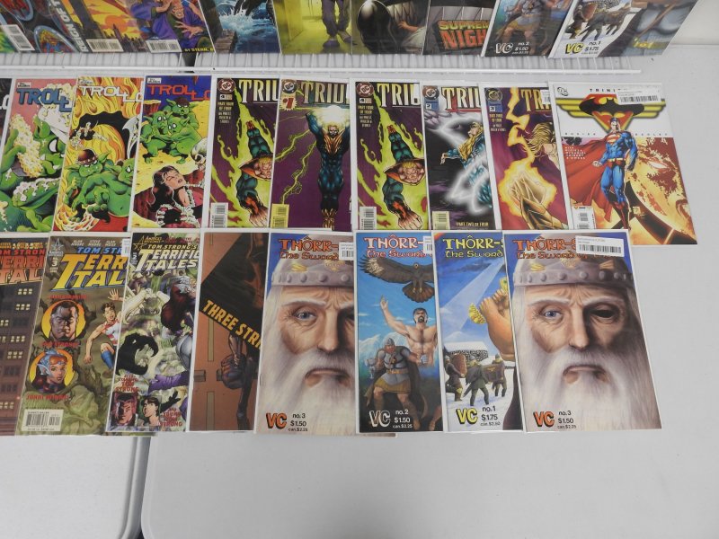 Huge Lot 140+ Comics W/ Superman, Trinity, Moon Knight, +More! Avg VF- Cond!