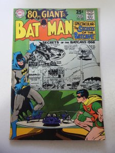 Batman #203 (1968) FN Condition 1/4 spine split