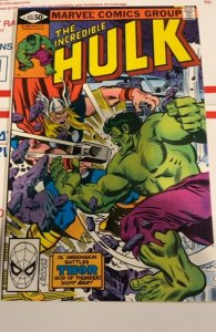 The Incredible Hulk #255 (1981) VS mighty Thor