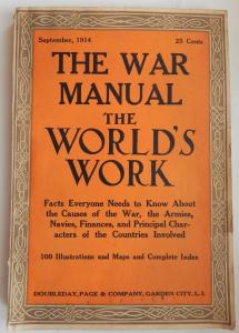 1914 The War Manual The World's Work WWI by Doubleday