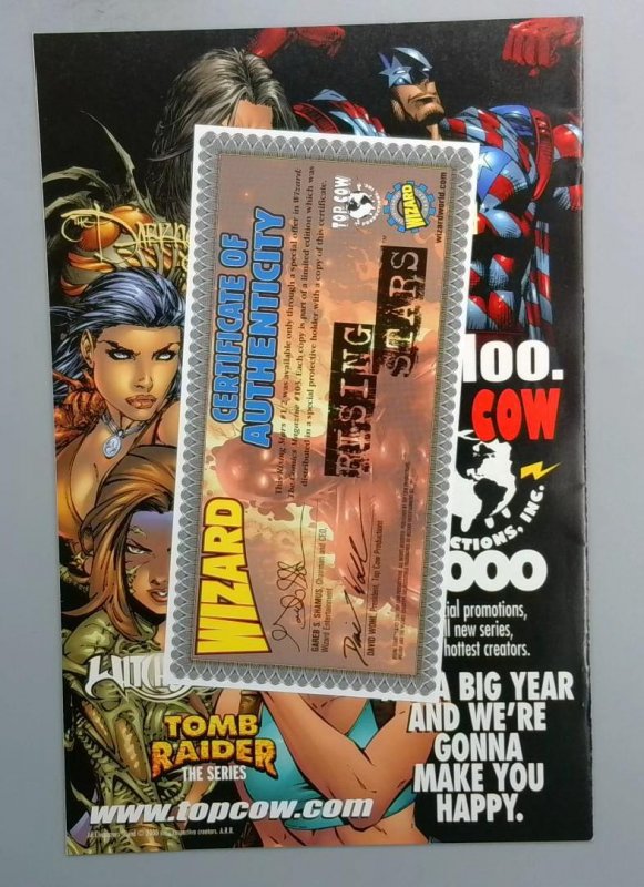 Rising Stars 1/2 NM Wizard Mail Away Top Cow 2000 JR1