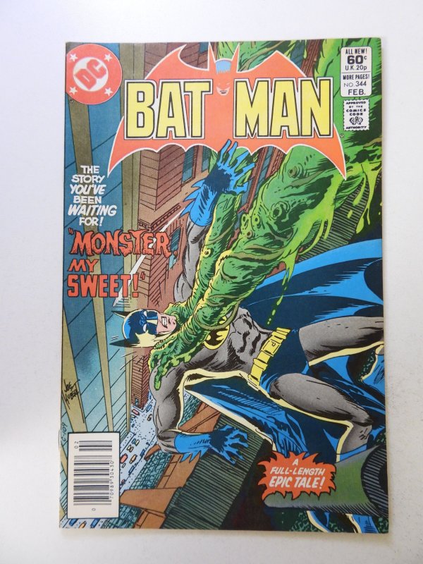 Batman #344 (1982) VF- condition