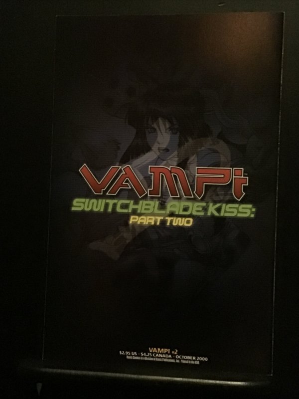 Vampi #2 (2000) Super high-grade black cover beauty! NM Wow!