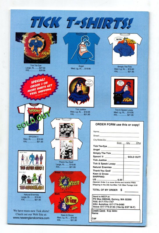 Tick's Massive Summer Double Spectacle #1 - New England Comics - 2000 - NM