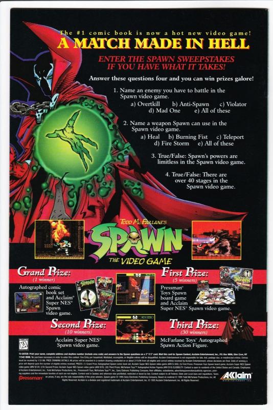 Spawn #40 Todd McFarlane & Greg Capullo (Image, 1996) NM-