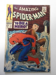 The Amazing Spider-Man #52 (1967) VG- Condition moisture stain