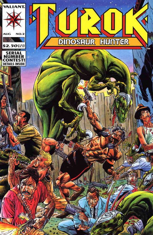 Turok, Dinosaur Hunter #2 VF ; Valiant | with coupon