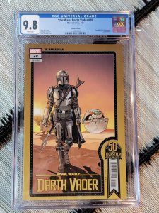 CGC 9.8 Star Wars Darth Vader #20 Anniversary Variant Comic 1st Din Djarin Grogu