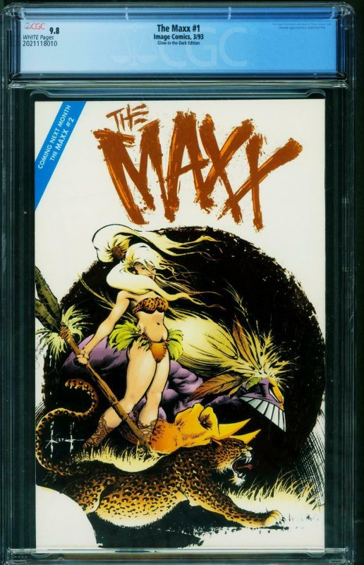 THE MAXX #1 CGC 9.8 1st issue -GLOW IN THE DARK - 2021118010