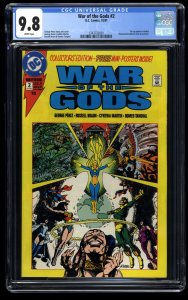 War of the Gods #2 CGC NM/M 9.8 White Pages