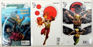 Brightest Day Lot 3 #16, 17, 18 2011 DC Aquaman Aqualad Firestorm Hawkman Comics