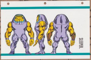 Official Handbook of the Marvel Universe Sheet- Sleeper