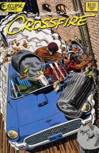 Crossfire #19 Eclipse Comics February Feb 1987 (VFNM)