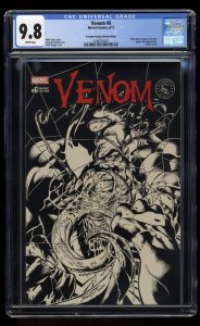Venom (2017) #6 CGC NM/M 9.8 White Pages Scorpion Comics Sketch Edition Variant