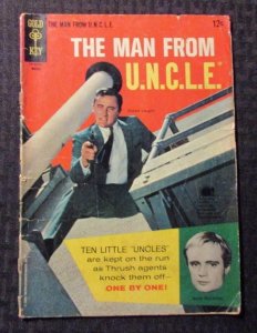 1966 MAN FROM U.N.C.L.E. #5 GD 2.0 Gold Key TV Tie-In