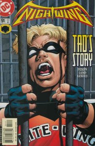Nightwing #51 FN ; DC | Chuck Dixon Greg Land Jail Cover