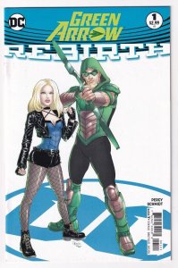 Green Arrow Rebirth #1 Variant August 2016 DC Benjamin Percy Otto Schmidt