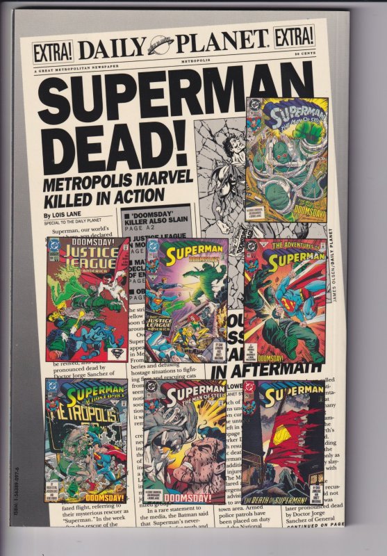 SUPERMAN DEATH OF SUPERMAN TPB (1993) First Edition. Nice NM 9.4