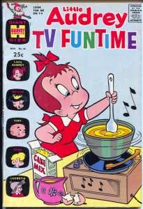 Little Audrey TV Funtime #25  1969 - Harvey  -FN - Comic Book
