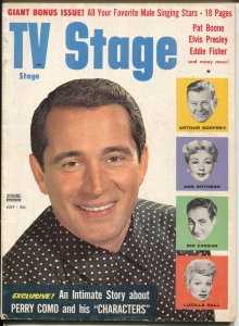 TV Stage 7/1957-Perry Como-Iriah McCalla-Lucy & Desi-Sid Caesar-VG