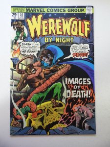 Werewolf by Night #36 (1976) VG+ Condition moisture stain fc
