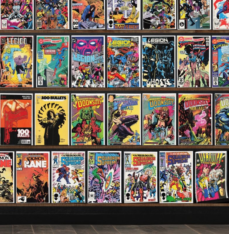 Huge Lot 140+ Comics with Dc Comics Presents, Eternals & More!