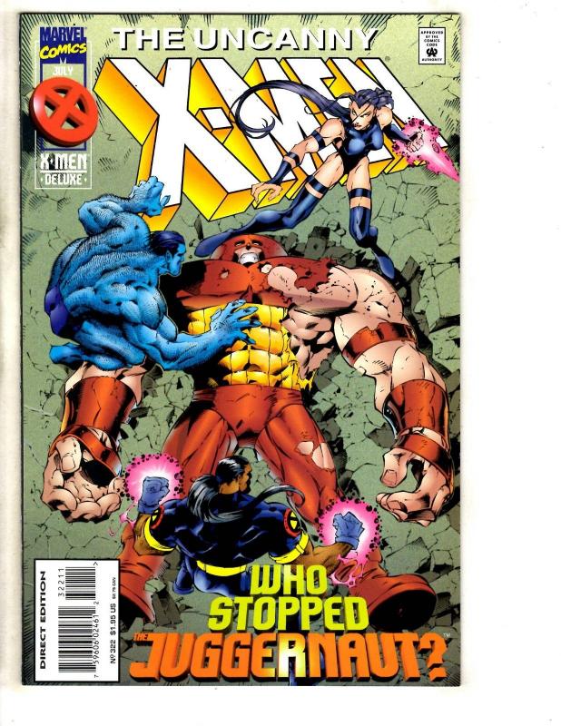 10 Uncanny X-Men Marvel Comic Books #319 320 321 322 323 324 325 326 327 328 DB9