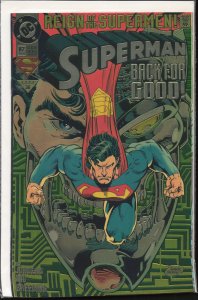Superman #82 Chromium Cover (1993) Superman