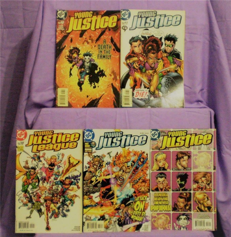 YOUNG JUSTICE #13 - 55 and MORE Todd Nauck Peter David (DC 1999)