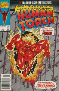 Saga of the Original Human Torch #1 (Newsstand) FN ; Marvel