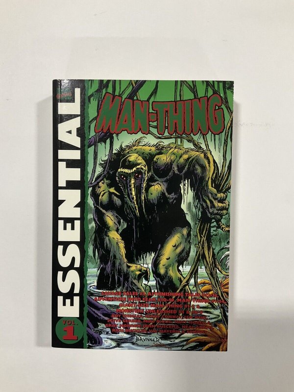 Man-Thing Essential Vol 1 Near Mint Nm Tpb Softcover Sc Signed Neal Adams Marvel