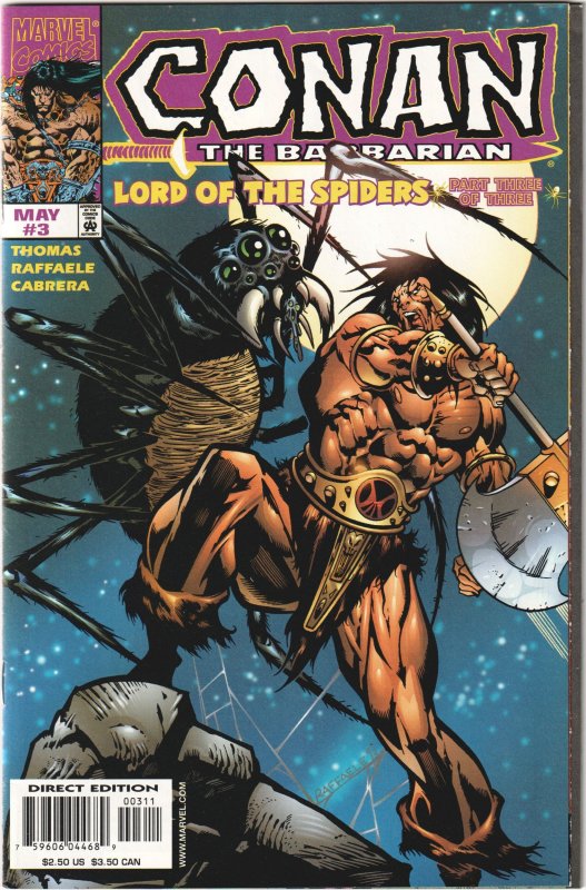 Conan: Lord of the Spiders #1, 2, 3 (1998) COMPLETE SET!