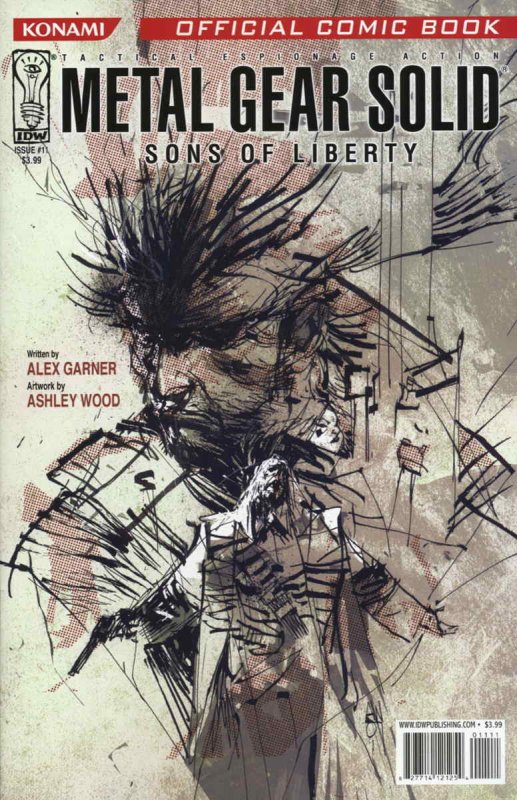 Metal Gear Solid: Sons of Liberty #11 VF/NM ; IDW | Konami Ashley