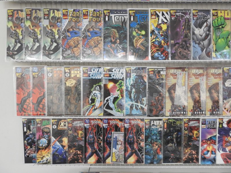 Huge Lot 170+ Comics W/ Wizard 1/2's, Book and Record Sets, +More! Avg V...