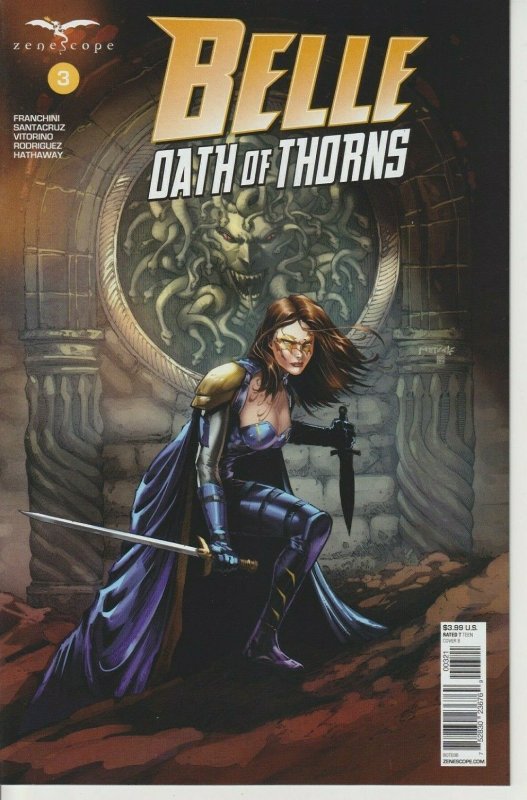 Belle Oath of Thorns #3 Cover B Zenescope Comic GFT NM Metcalf