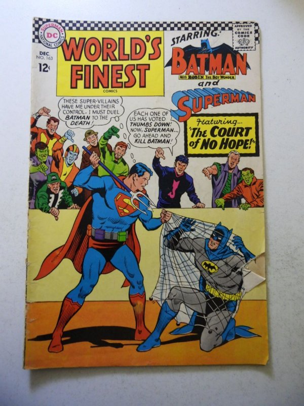 World's Finest Comics #163 (1966) VG Condition