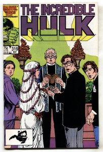 Incredible Hulk #319--Wedding issue--Marvel--comic book--NM-